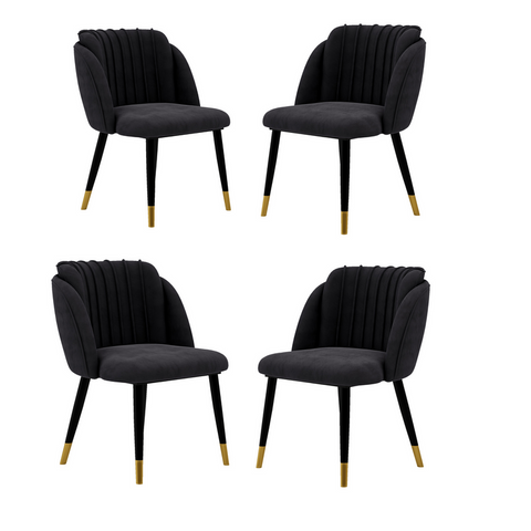 Milano velvet dining chair