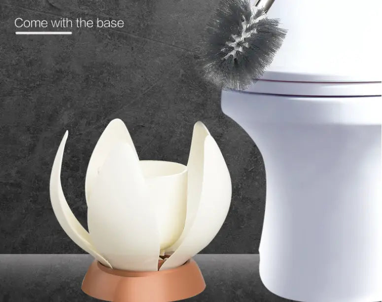 Soft Bristle Toilet Brush Holder Included Sturdy Easy Clean Home Bathroom Silicone Toilet Cleaning Brushes With Stand