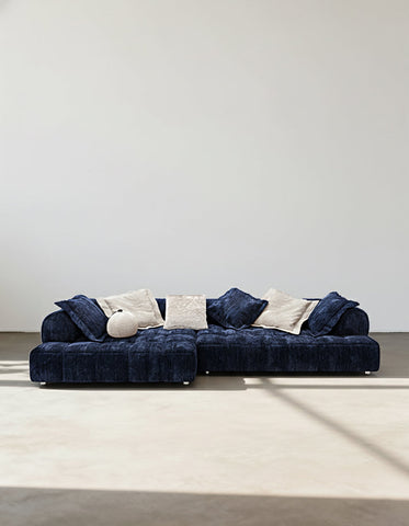 Dashiell Three / Four Seater Sofa, Blue