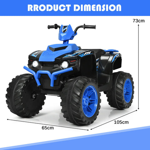 12v Electric Kids Ride On ATV / Quad Bike-Black