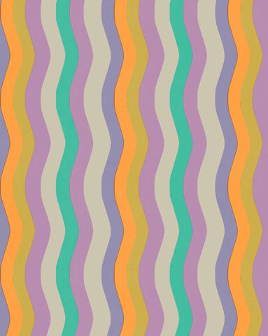 Wavy Stripe Wallpaper