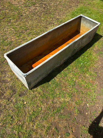 Reclaimed Galvanised Trough Large Planter /  Raised Flower Bed Plant Tree Pot T5