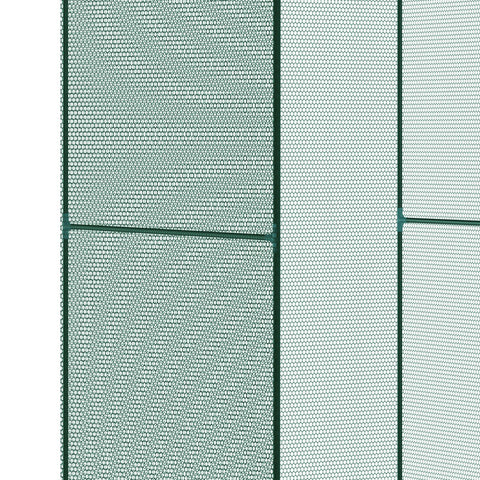 Outsunny 120 x 120cm Compact Plant Cage, with Netting - Green