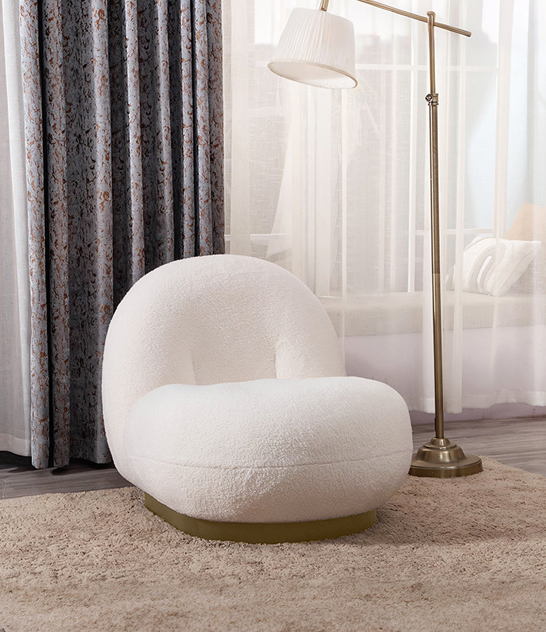 A532 Boucle Lounge Chair