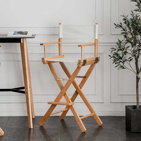 Rivas Foldable Bar Stool, Canvas