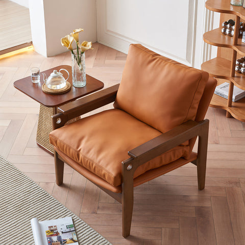 Lichtenstein Lounge Chair, Armchair, Solid Wood