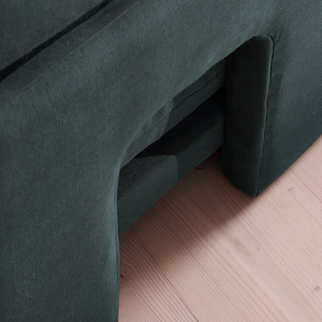 Dominguez L Shape Four Seater Sofa, Modular Corner Sofa, Boucle