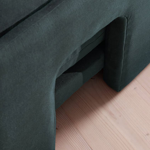 Dominguez L Shape Four Seater Sofa, Modular Corner Sofa, Boucle