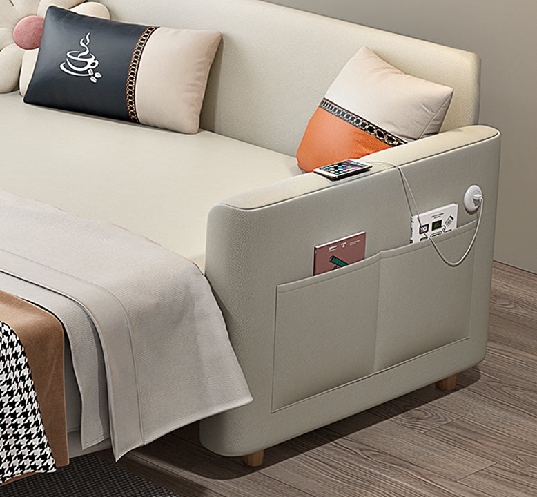 Patel Single Sofa Bed, Two Seater Sofa Bed, Leathaire, More Colours