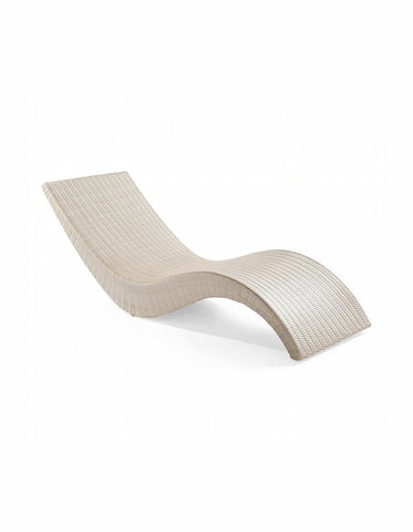 Barrow Outdoor Sun Lounger, Garden Lounger, PE Rattan