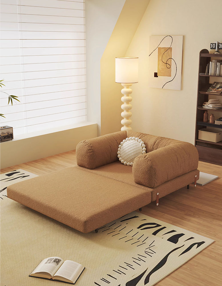Kimura Two Seater Sofa Bed, Backrest Washable, Corduroy