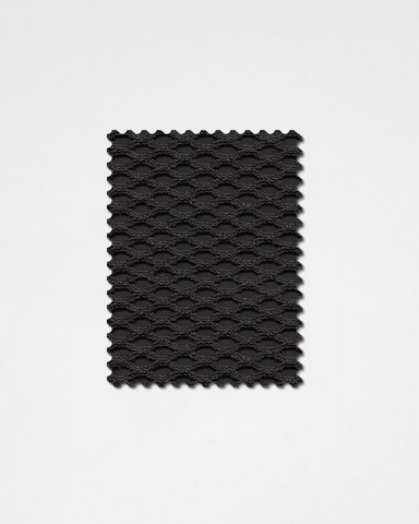 Black-06 | 3D Solid Knitted Cotton Swatch
