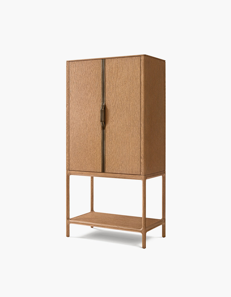 Sethi Wine Sideboard, Solid Wood