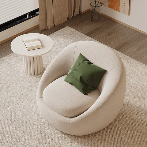 Watanabe Round Lounge Chair, Green Or White