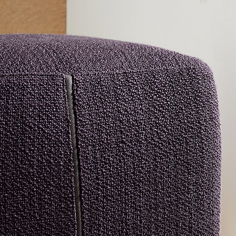 Rajiv Square Footstool, Real Leather