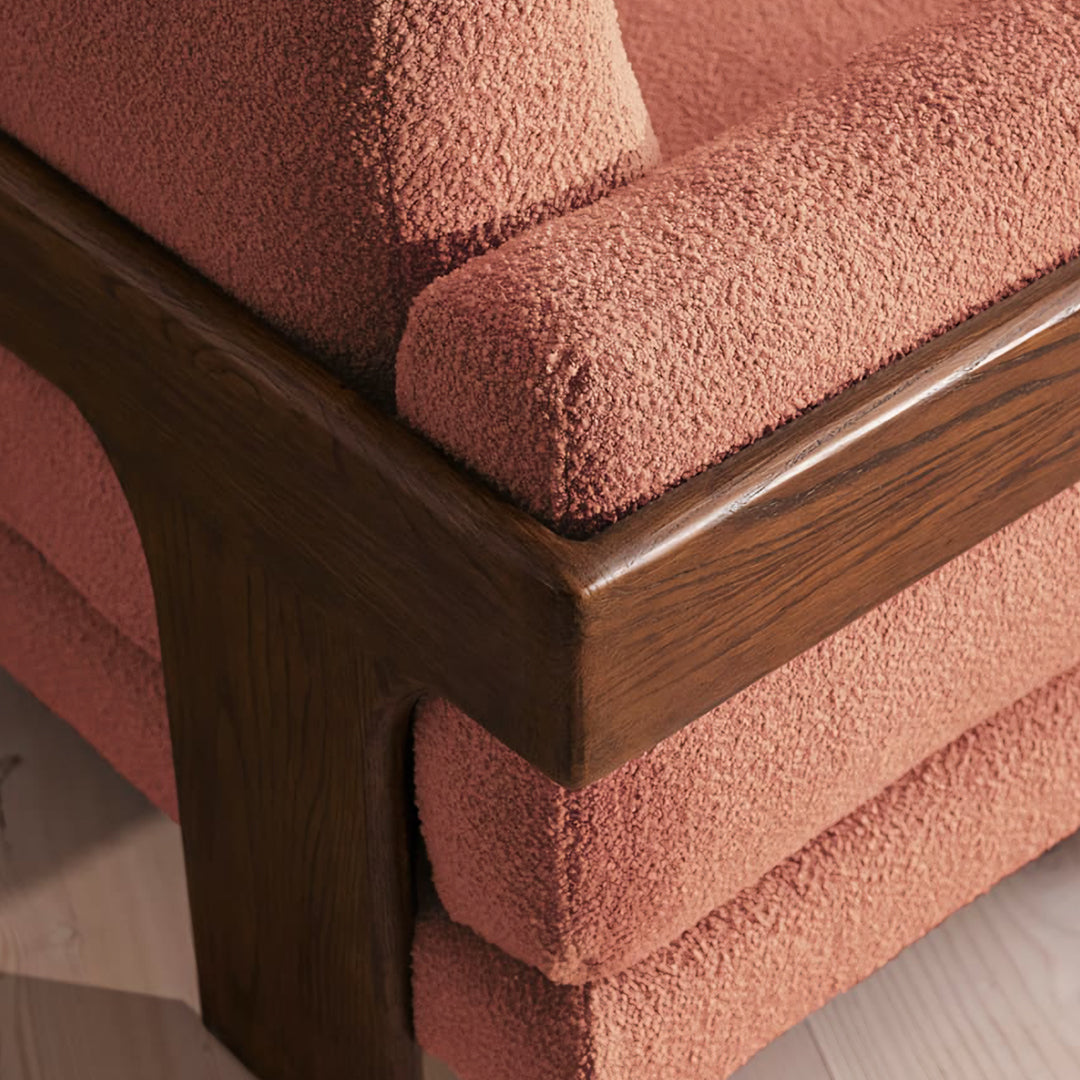 Liwanag Three Seater Sofa, Boucle