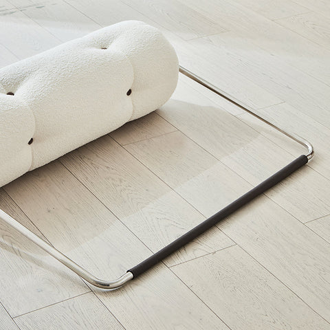 Kumar Single Seater Sofa Bed, Boucle