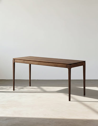 Boucher Office Desk With Storage, Solid Wood