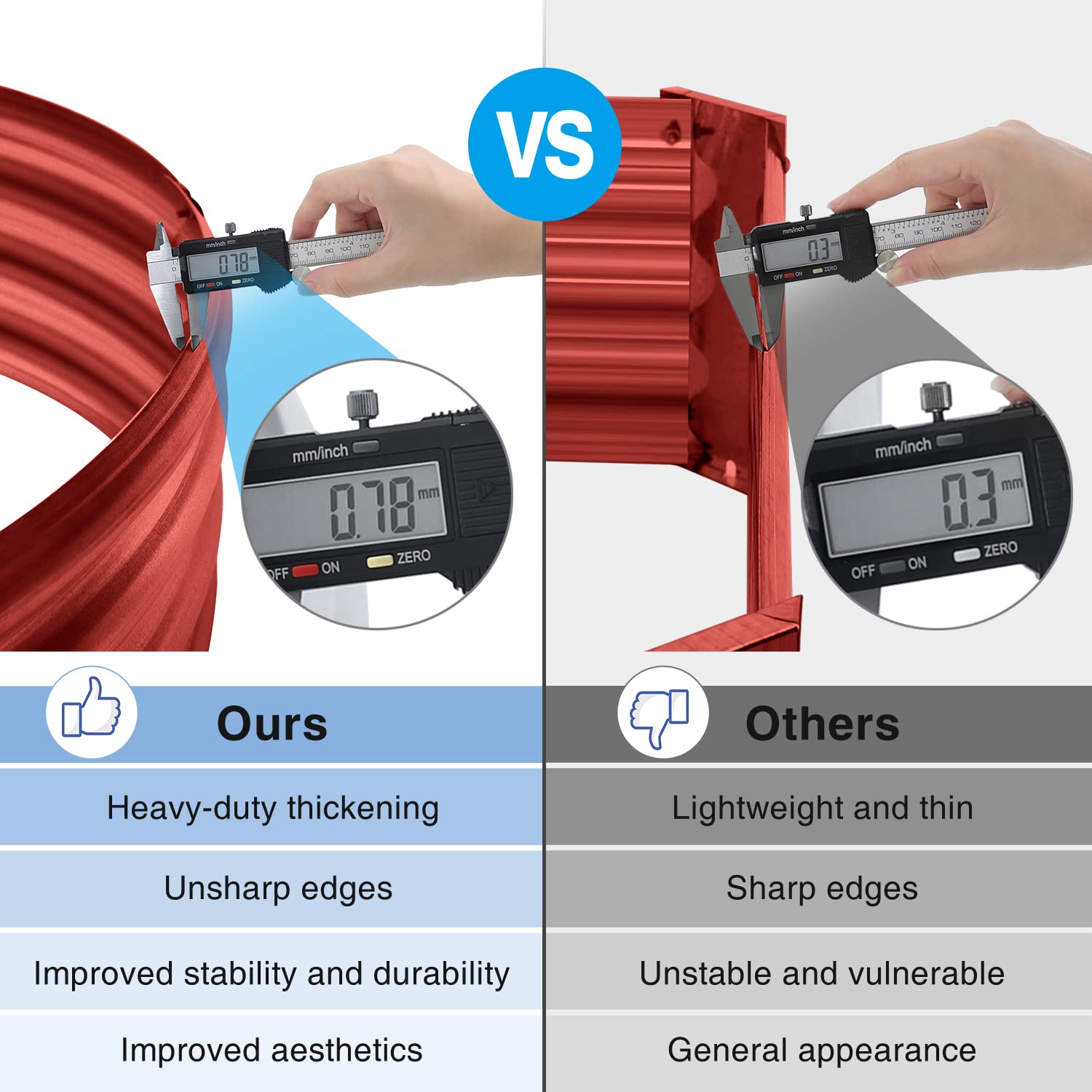 Land Guard Galvanized Raised Garden Bed Kit, Planter Boxes Outdoor, Oval Large Metal Beds for Vegetables(Brown)??