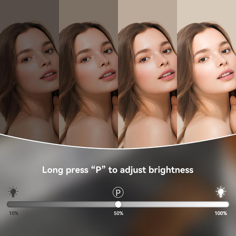 YOURLITE Hollywood Vanity Mirror with Lights, 12 Dimmable LED Bulbs USB Charging Port Round Makeup Mirror, 3 Lighting Modes, Touch Screen Control,