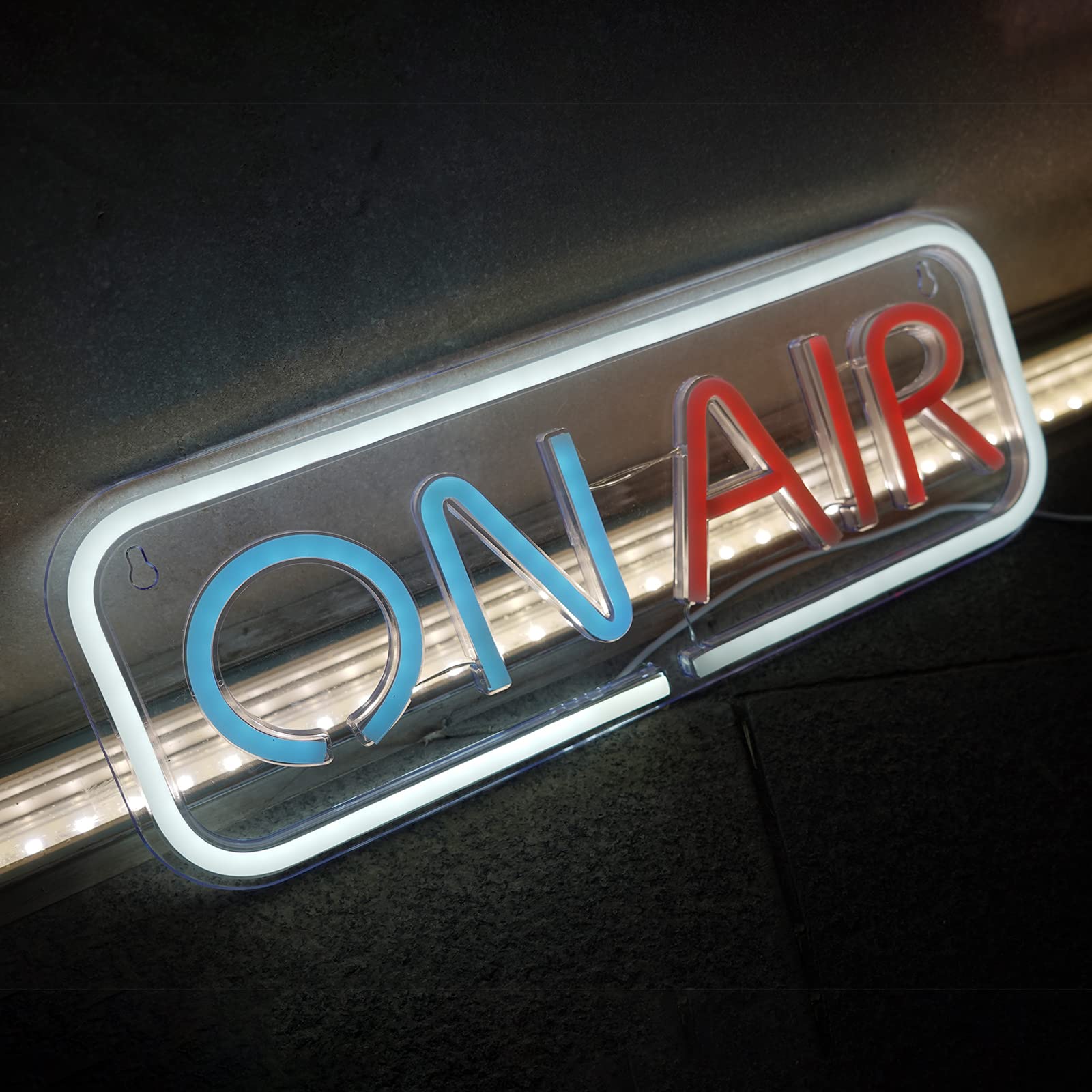 ON AIR Neon Signs, LED Studio Live Decorative Lights, Streaming Recording Sign, USB Connected, for Streamers Influencers Gamers Room Bar Club Home
