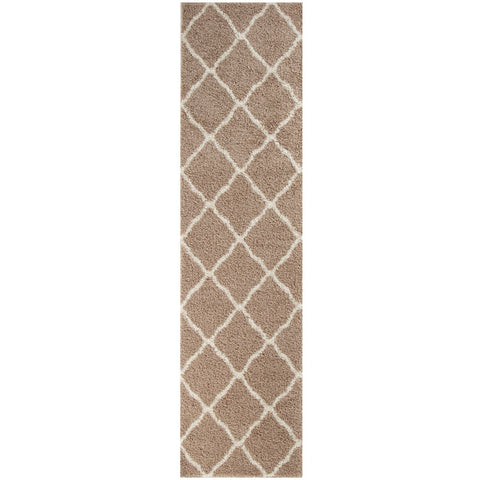 Moroccan Beige Shaggy Rug | 720