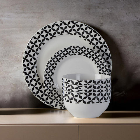 Avie 12 Piece Windmill Dinner Set