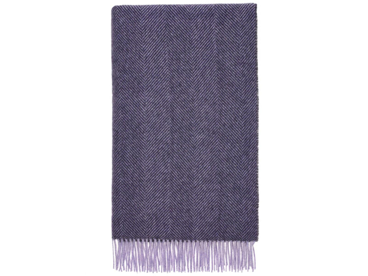 Sweet Shop Herringbone Pure New Wool Throws