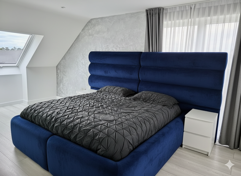 Contempo Headboard & Base