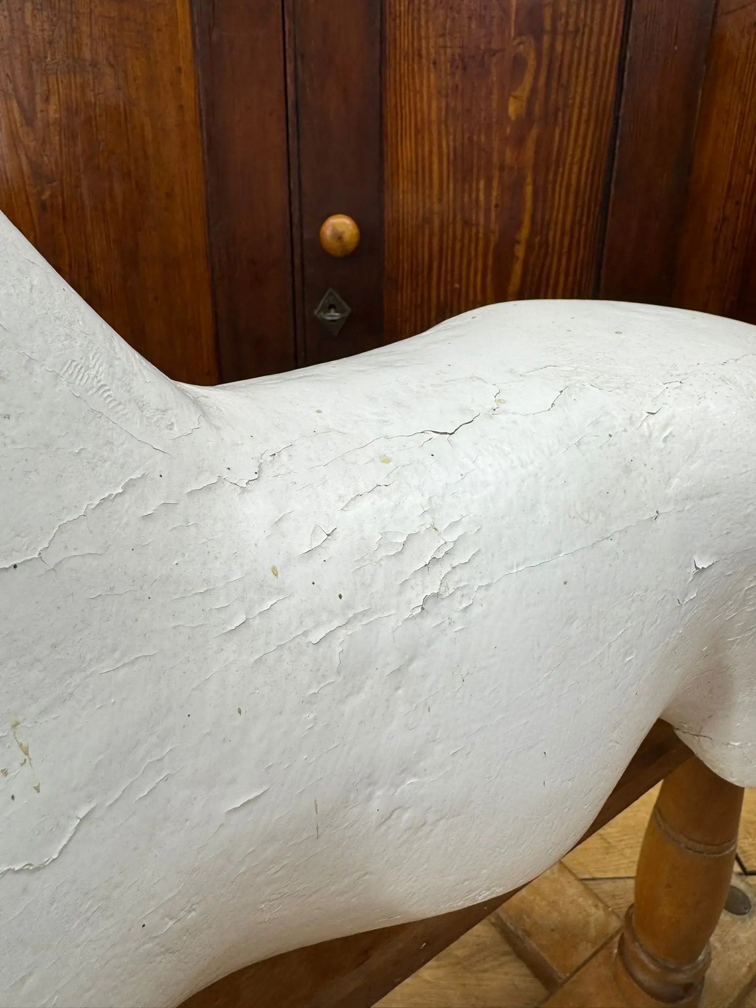 Antique G&J Lines ‘Sportiboy’ Rocking Horse c.1910 – Original Stand, Collectible