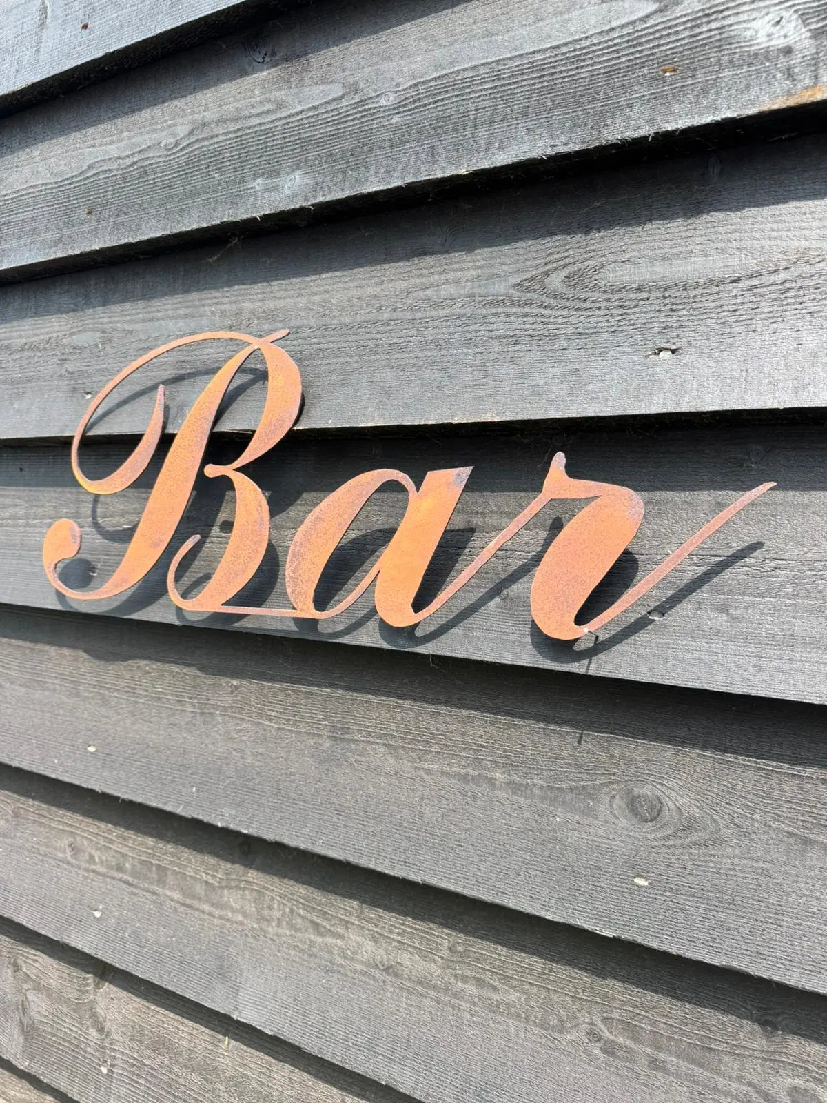 Rustic Bar Sign for Home & Garden