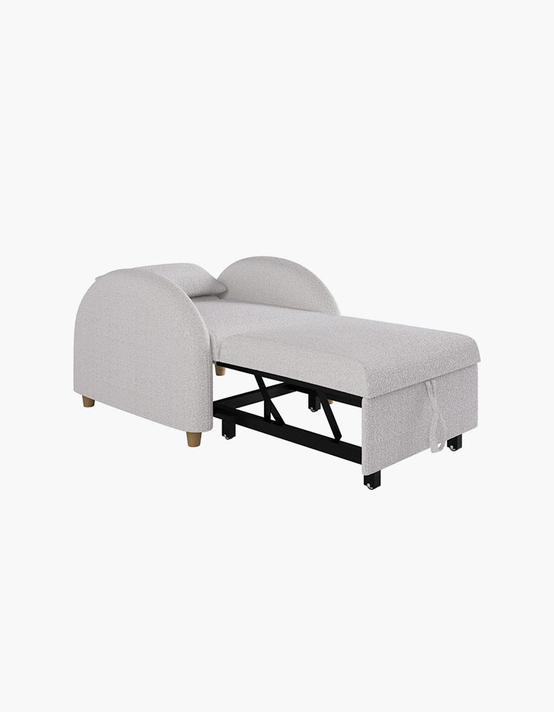 Goh Single Sofa Bed, Boucle