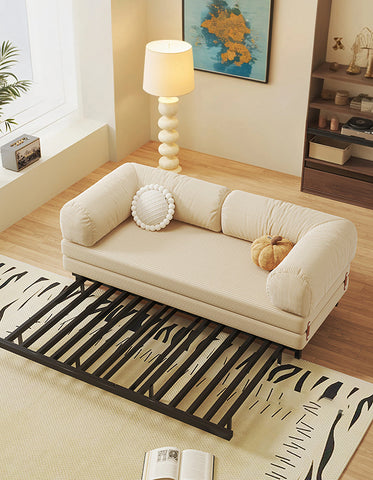 Kimura Two Seater Sofa Bed, Backrest Washable, Corduroy
