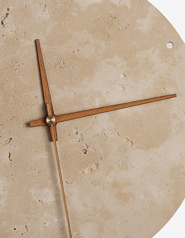 Nala Silent Clock, Stone