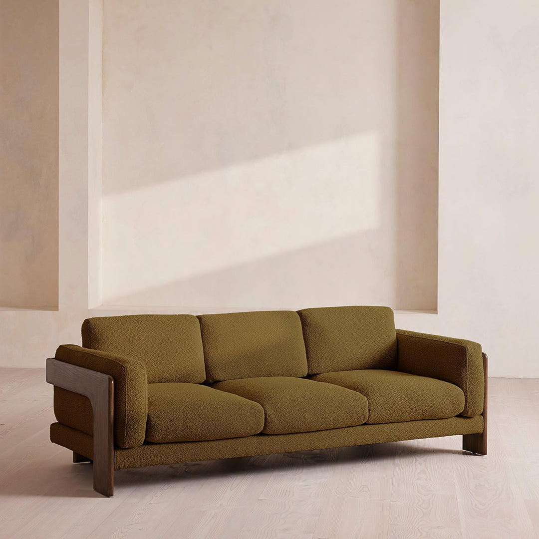 Liwanag Three Seater Sofa, Boucle