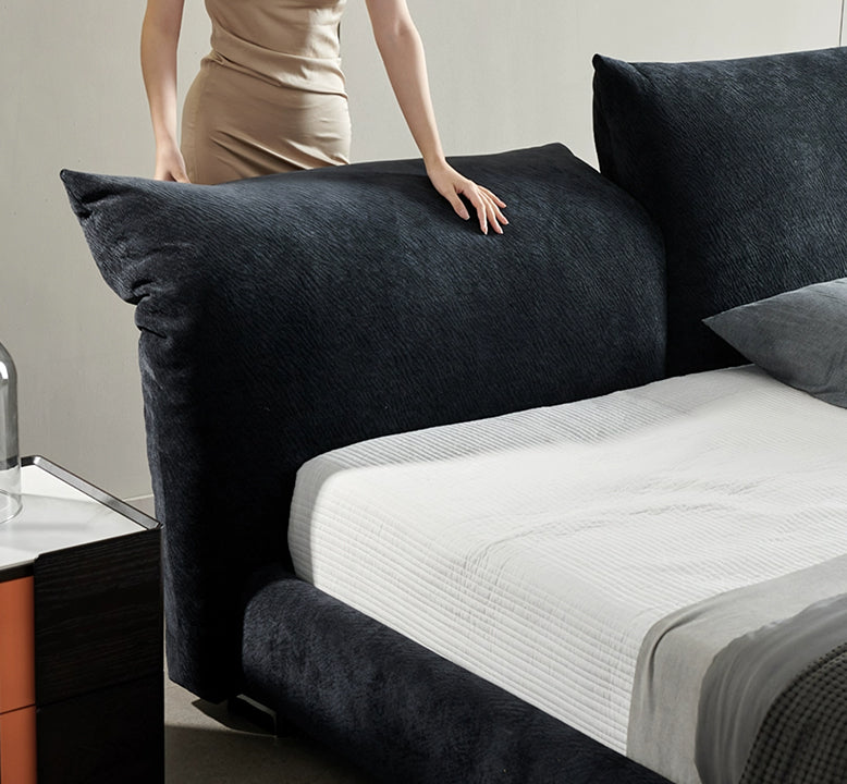 Zuri King Size And Super King Size Bed, Corduroy
