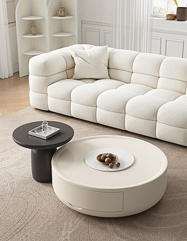 Isabella Coffee Table Set, Black & White
