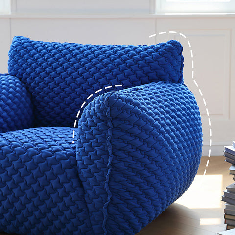 Kaczmarek Accent Chair, Armchair, Blue