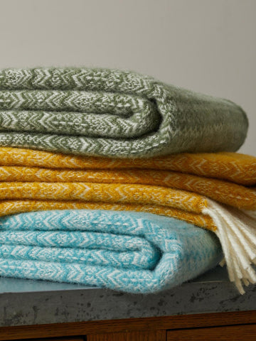 Fair Isle Pure New Wool Throw