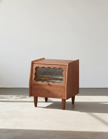 Devin Bedside Table, Solid Wood