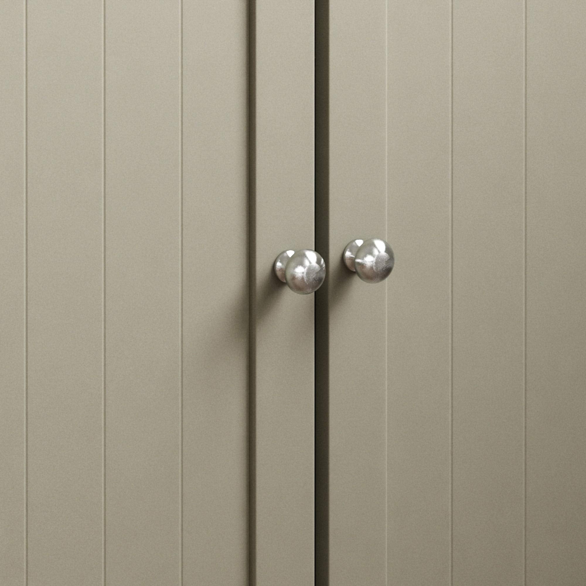 Bath Vida Priano Under Sink Bathroom Cabinet Floor Standing Storage Cupboard Basin Unit, Grey & Oak