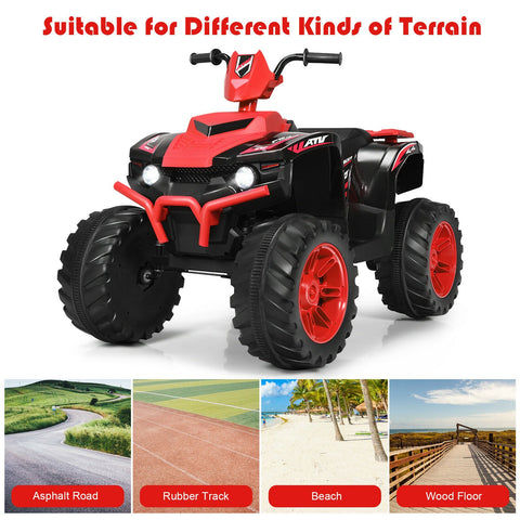 12v Electric Kids Ride On ATV / Quad Bike-Black