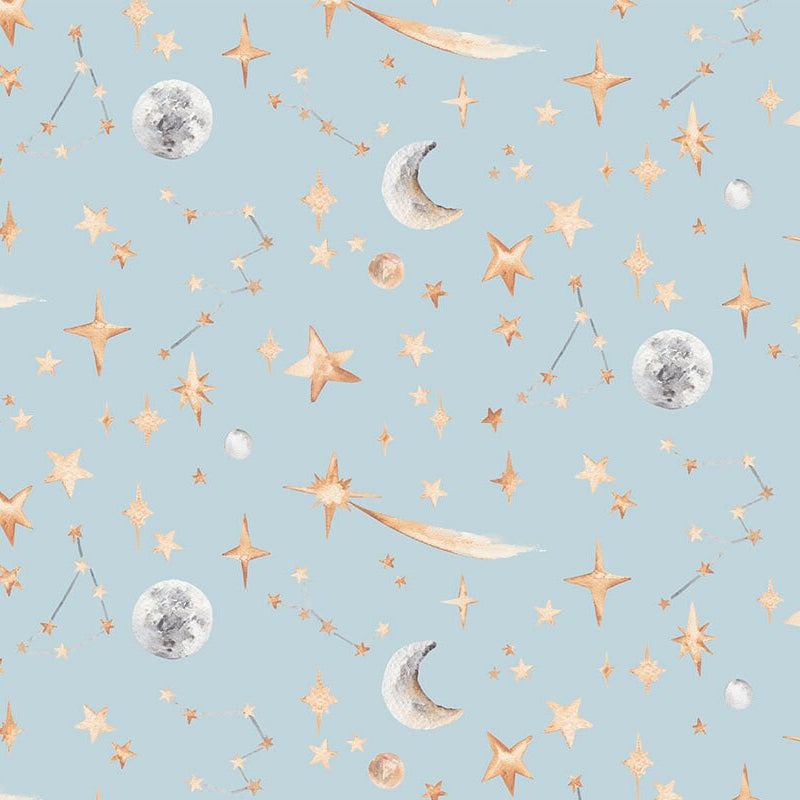 Watercolour Stars & Constellation Wallpaper | Celestial Night Sky
