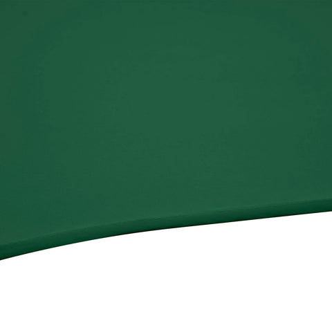 Outsunny 2.5M Garden Cantilever Parasol, Offset Roma Patio Umbrella Hanging Sun Shade Canopy Shelter with 360\'c2\'b0 Rotation and Cross Base, Green