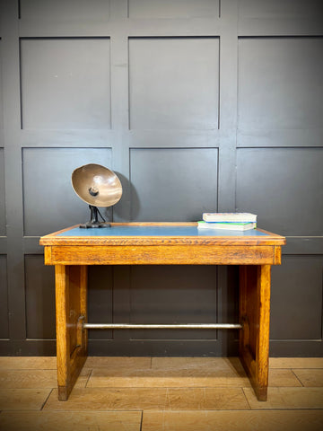 Vintage Oak Desk / Office Desk / Computer  Desk / Office Furniture