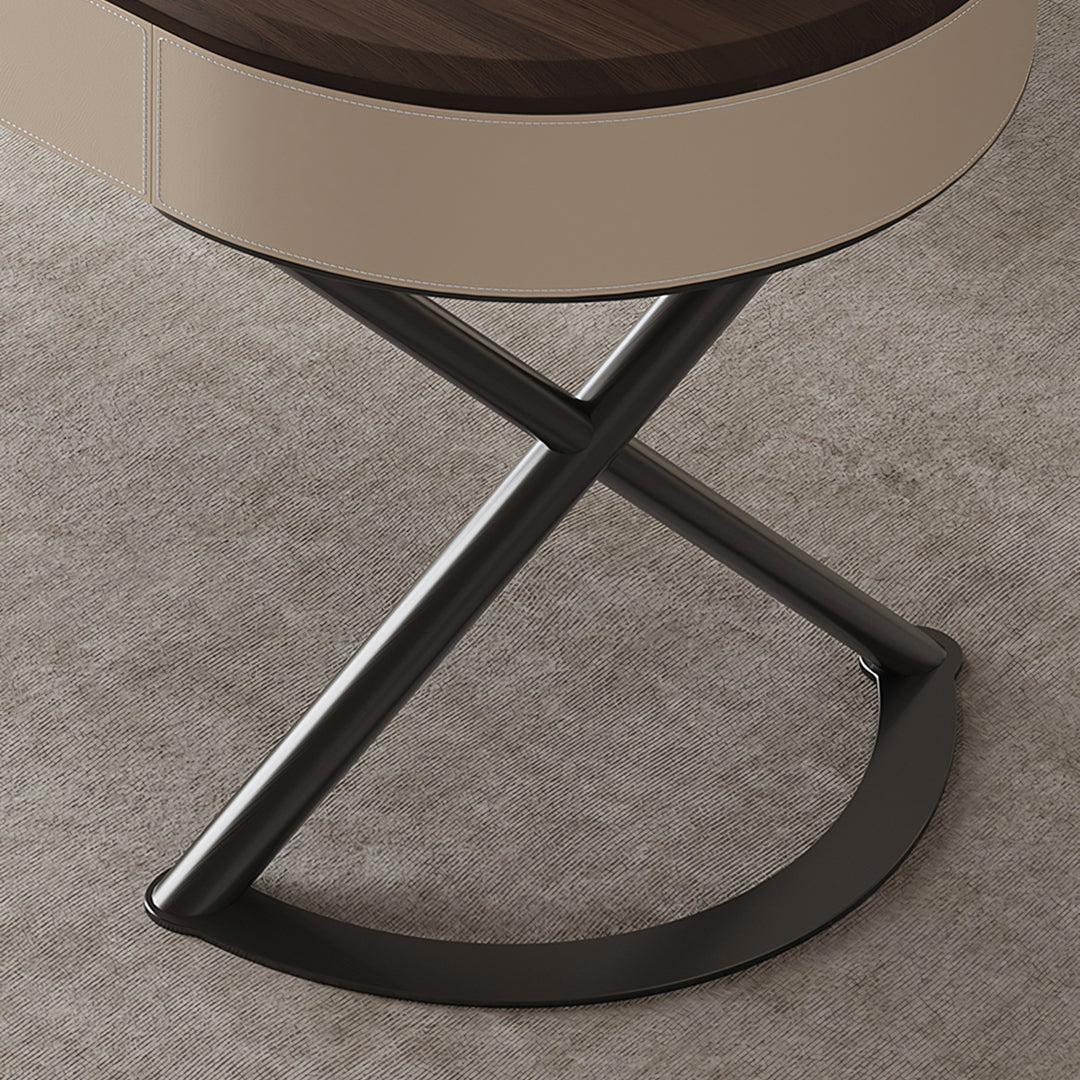 Saanvi Modern Office Desk For Home, Curved Office Desk