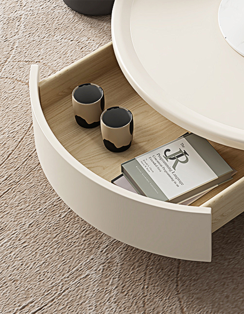 Isabella Coffee Table Set, Black & White