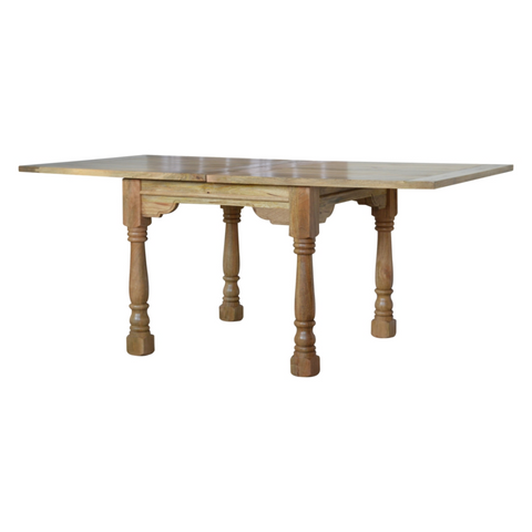 Artisan Furniture Solid Mango Wood Granary Butterfly Dining Table