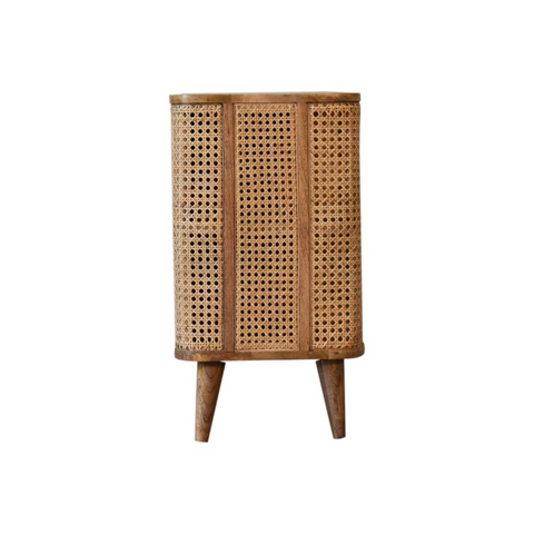 Artisan Furniture Solid Mango Wood Larissa Open Double Cabinet