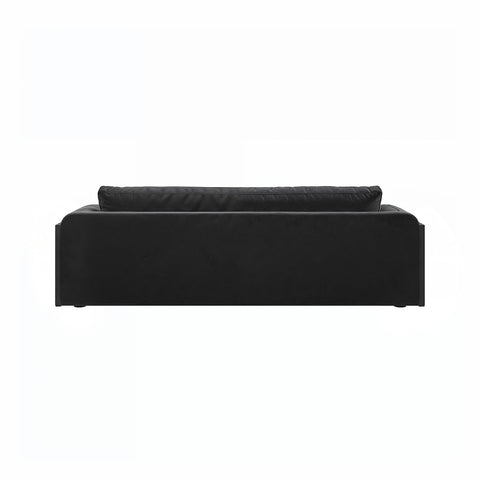 Afolabi Curved Two Seater Sofa, Velvet